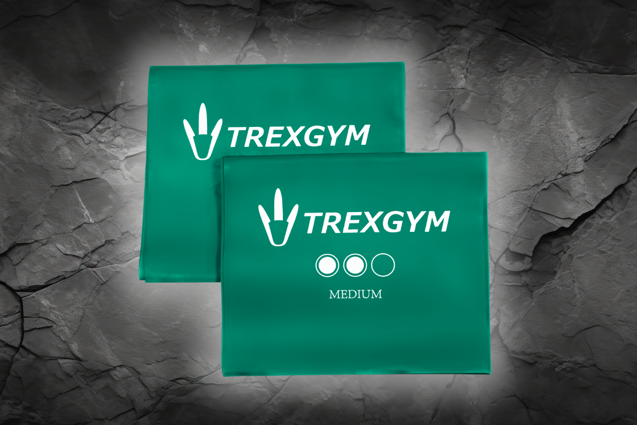 TREXGYM®  WEERSTANDBAND MEDIUM-GROEN - PLANET GREENTECH ENSIGN