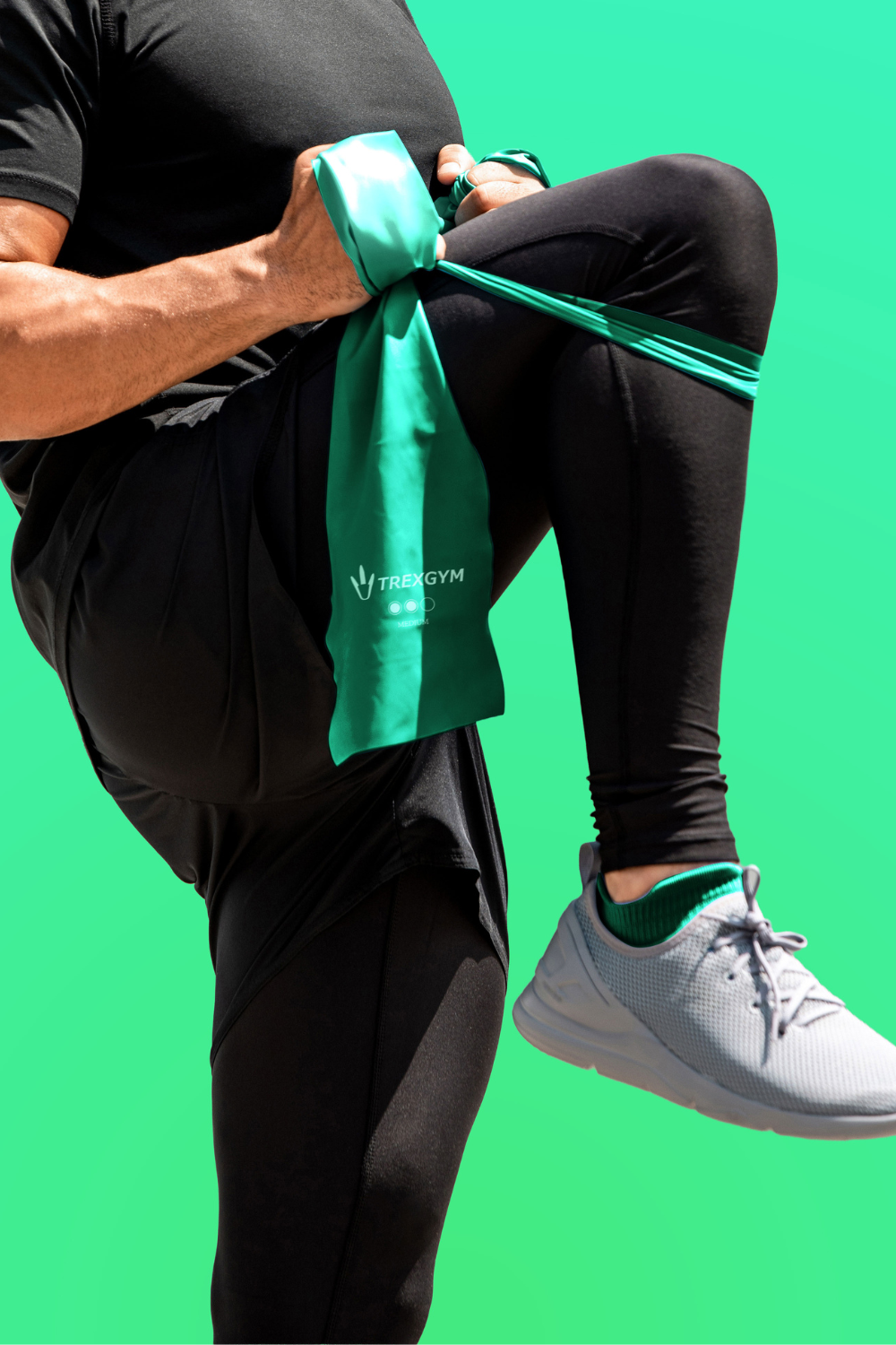 TREXGYM®  WEERSTANDBAND LICHT-GRIJS - PLANET GREENTECH ENSIGN